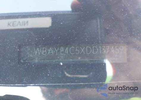 2013 BMW 740Li from USA, damaged, VIN WBAYE4C5XDD137459